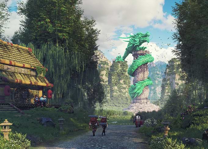 The Jade Dragon