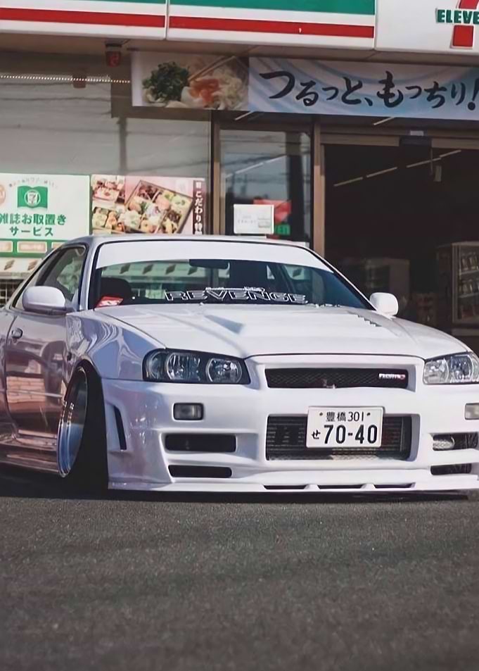 White Nissan