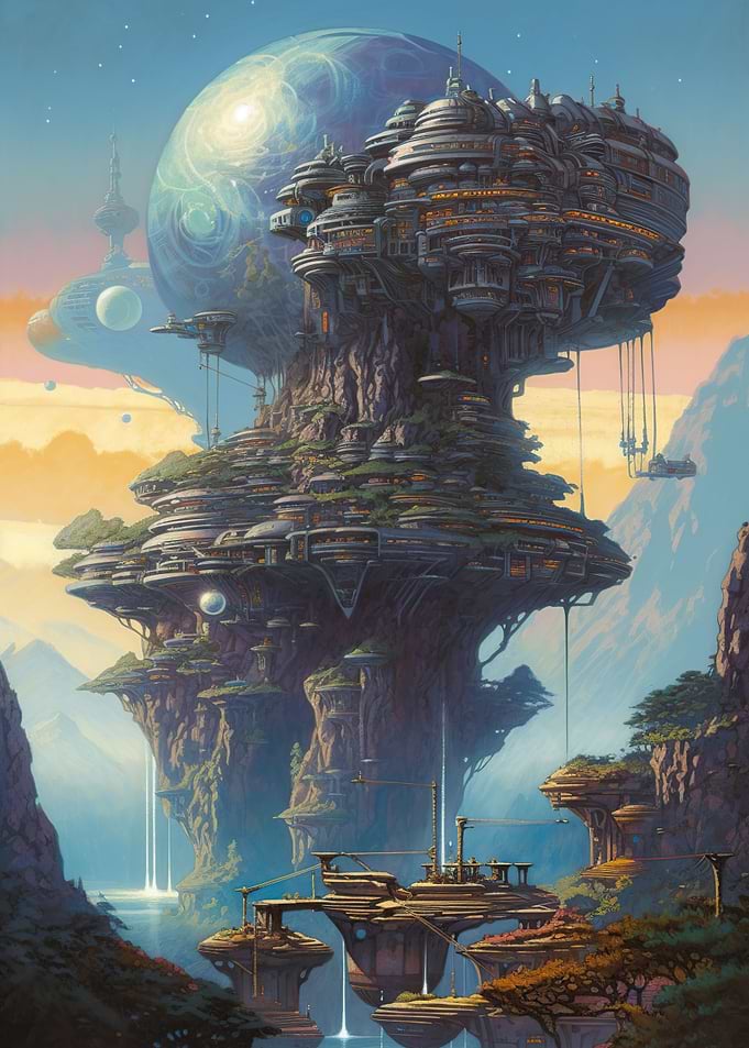 Hyperrealism Alien Colony