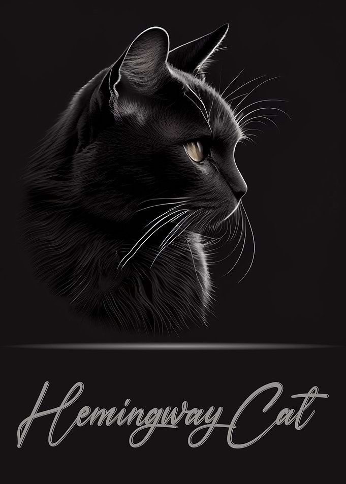 Hemingway Cat Portrait