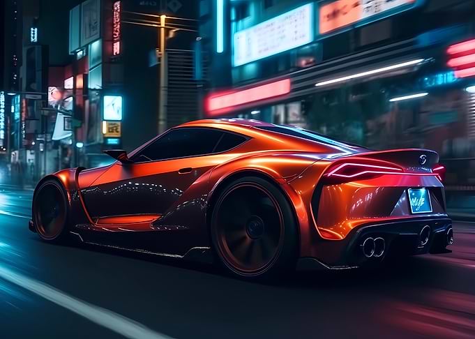 Futuristic Supersport Car