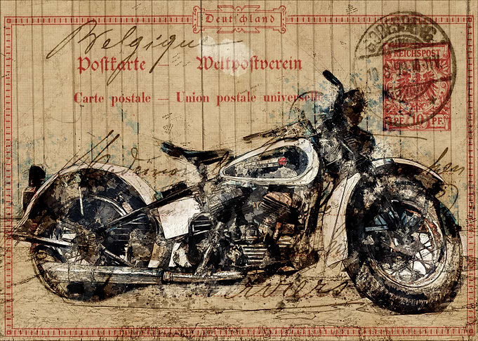 Classic motor cycle