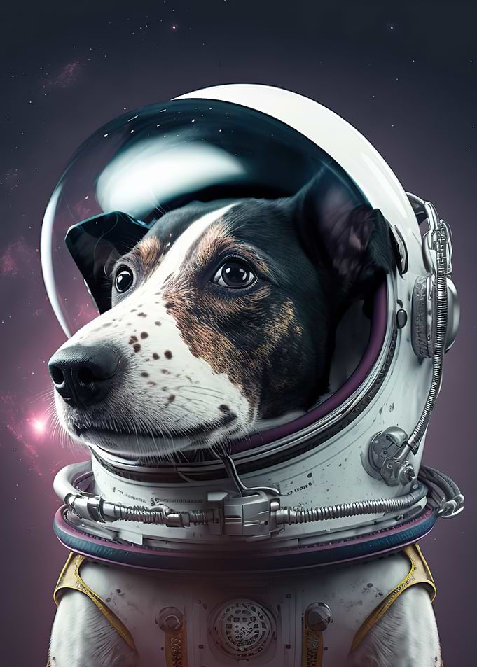 Astronaut Dog