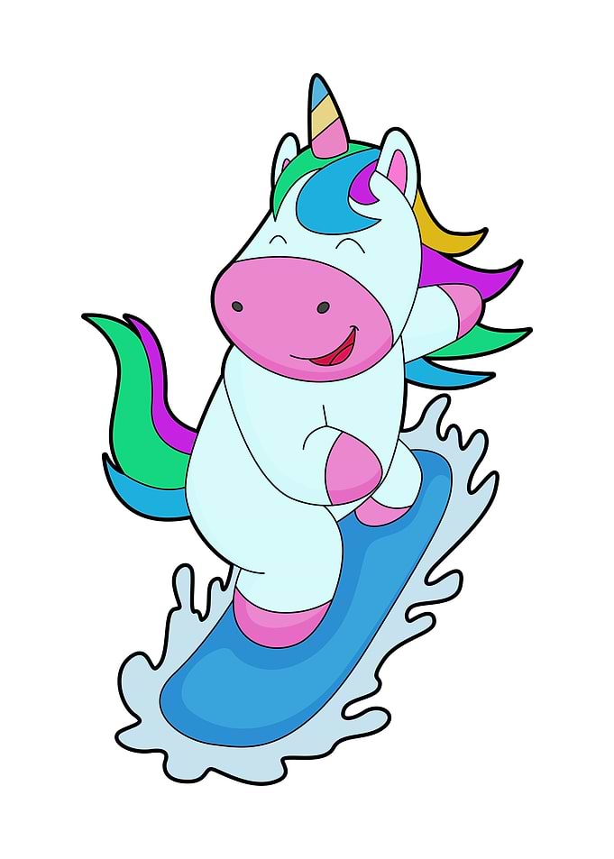 Unicorn Snowboard