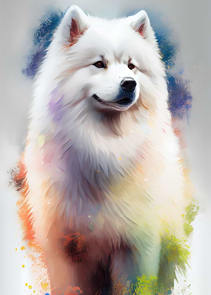 Samoyed Drawn