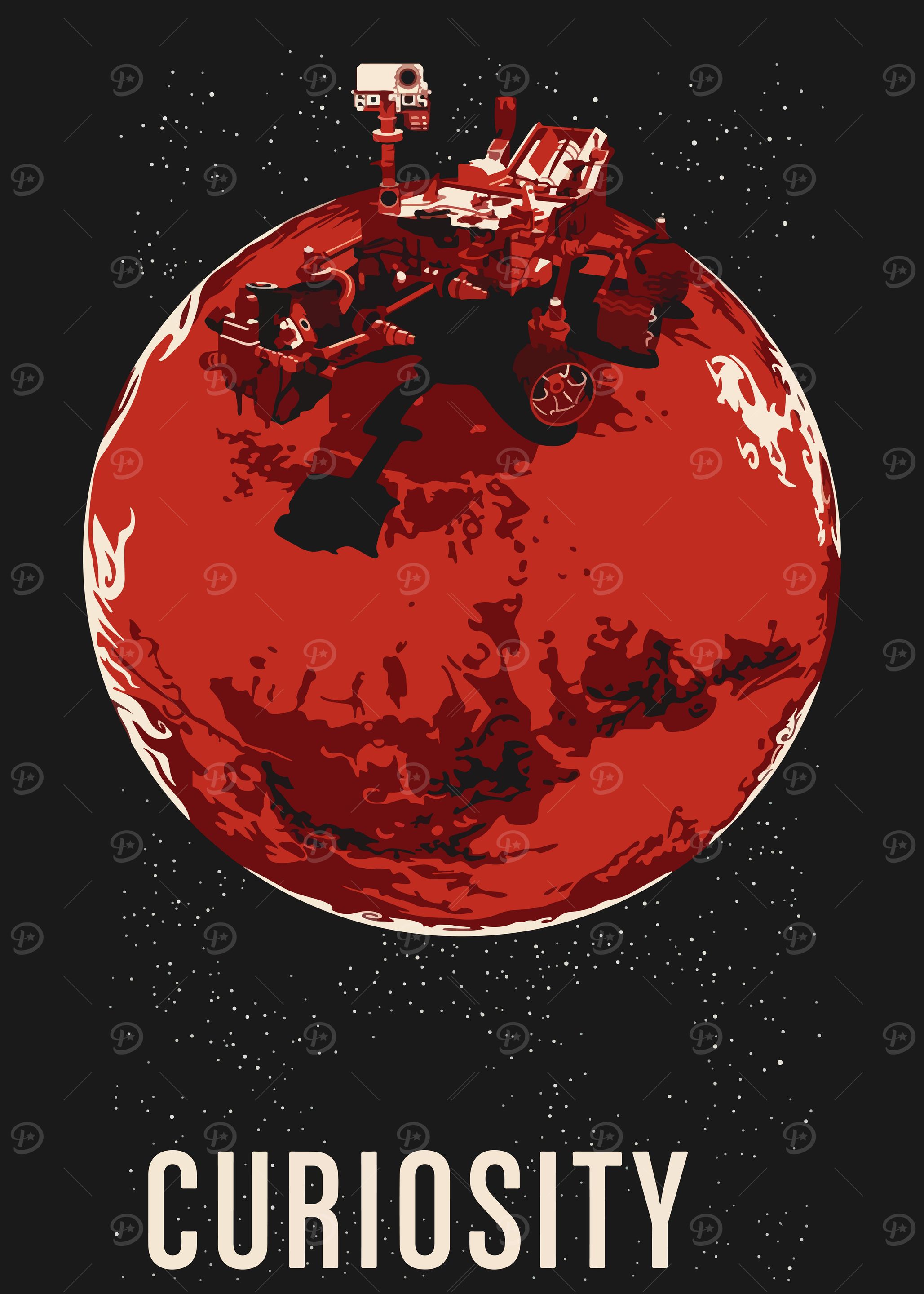 Travel retro mars