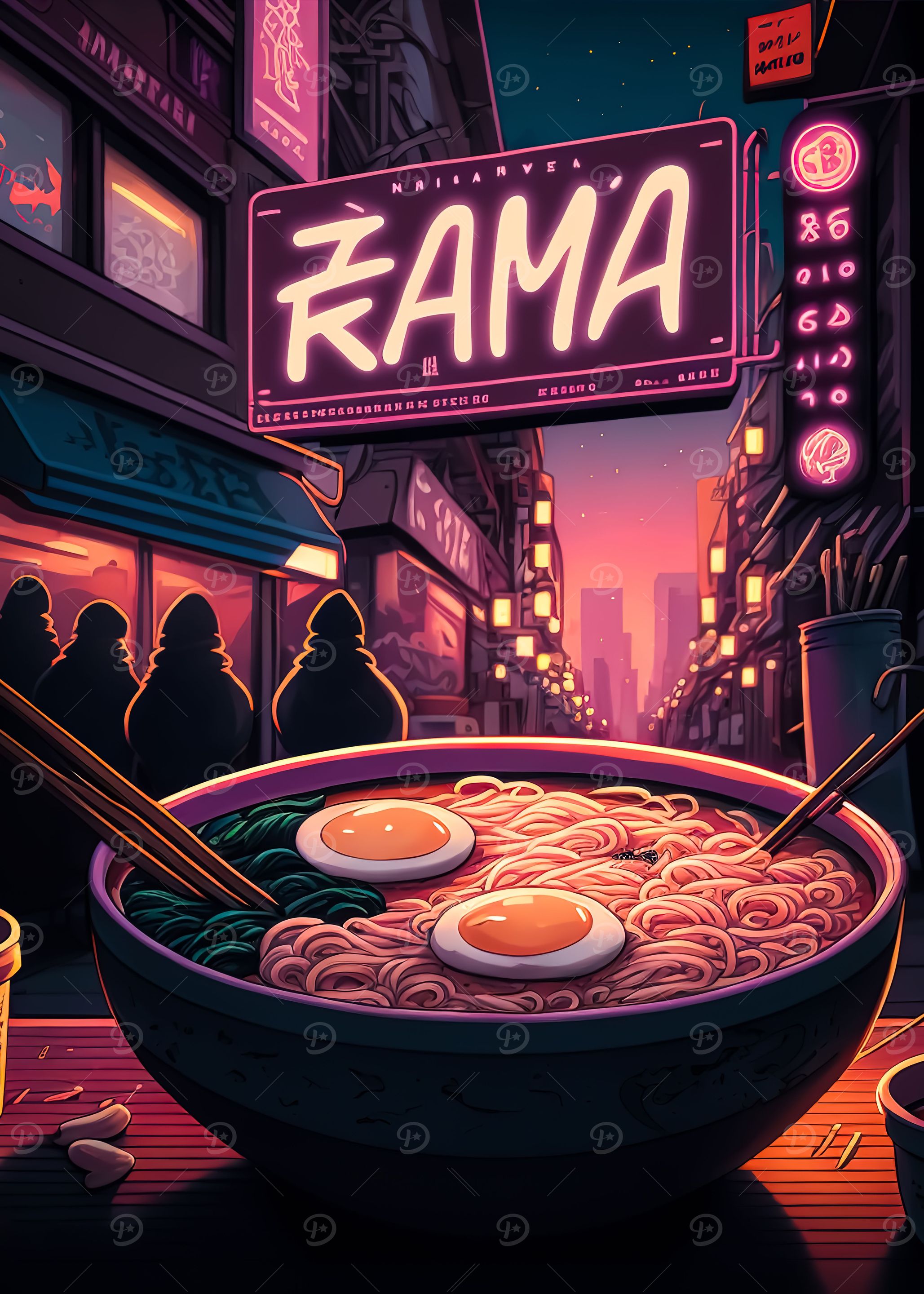 ramen japan neon