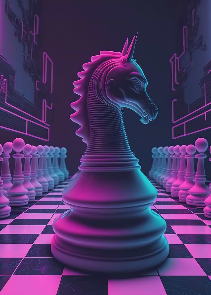 game chess neon