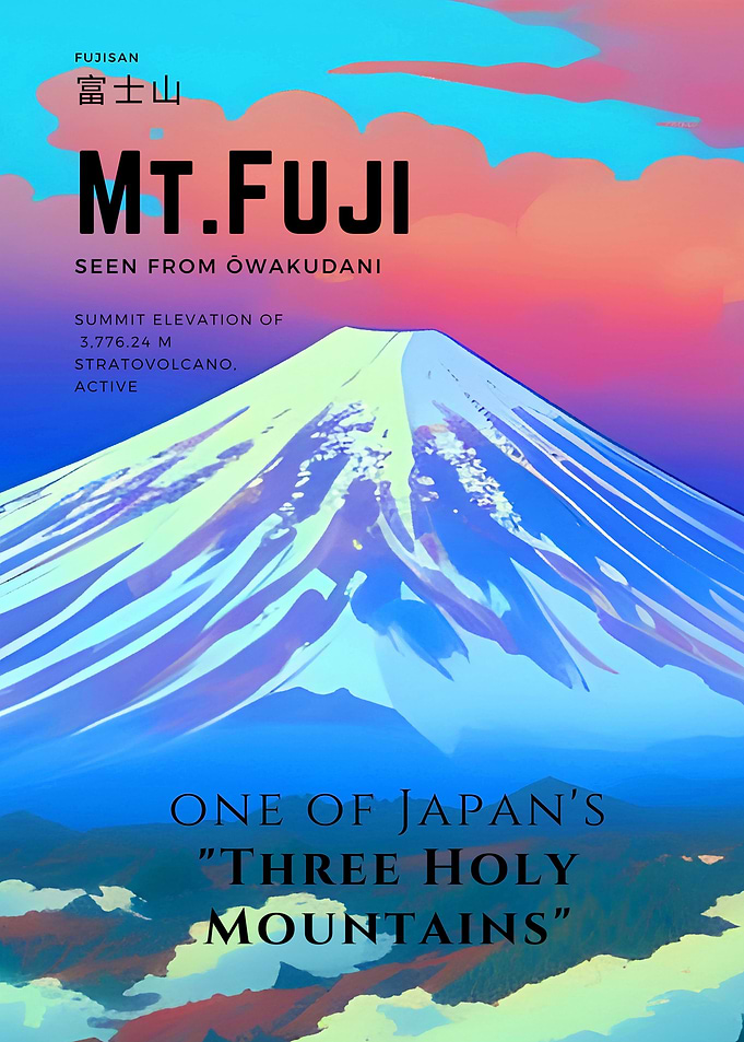 Mount Fuji or Fugaku
