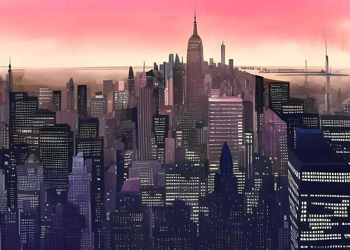New York City Skyline USA