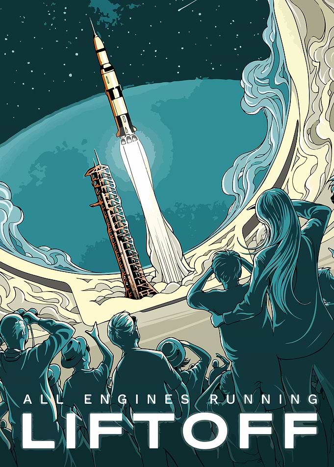 retro satellite