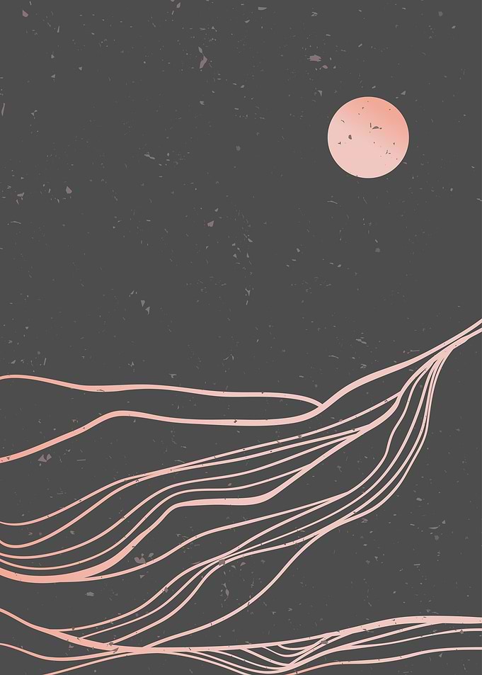 MOUNTAIN LINE ART