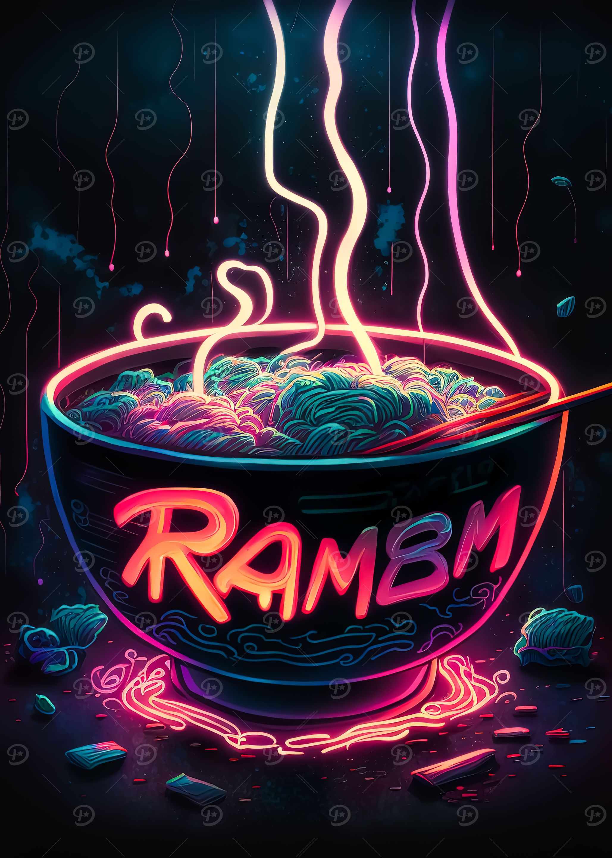 ramen japan neon