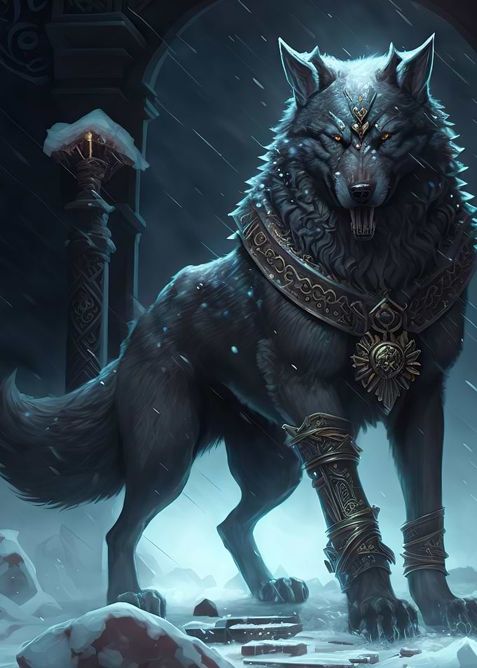 Fenrir the Norse Wolf
