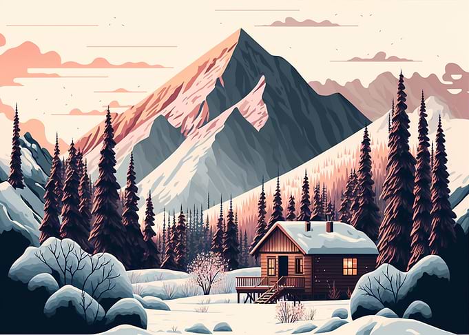 Snowy Forest Nature