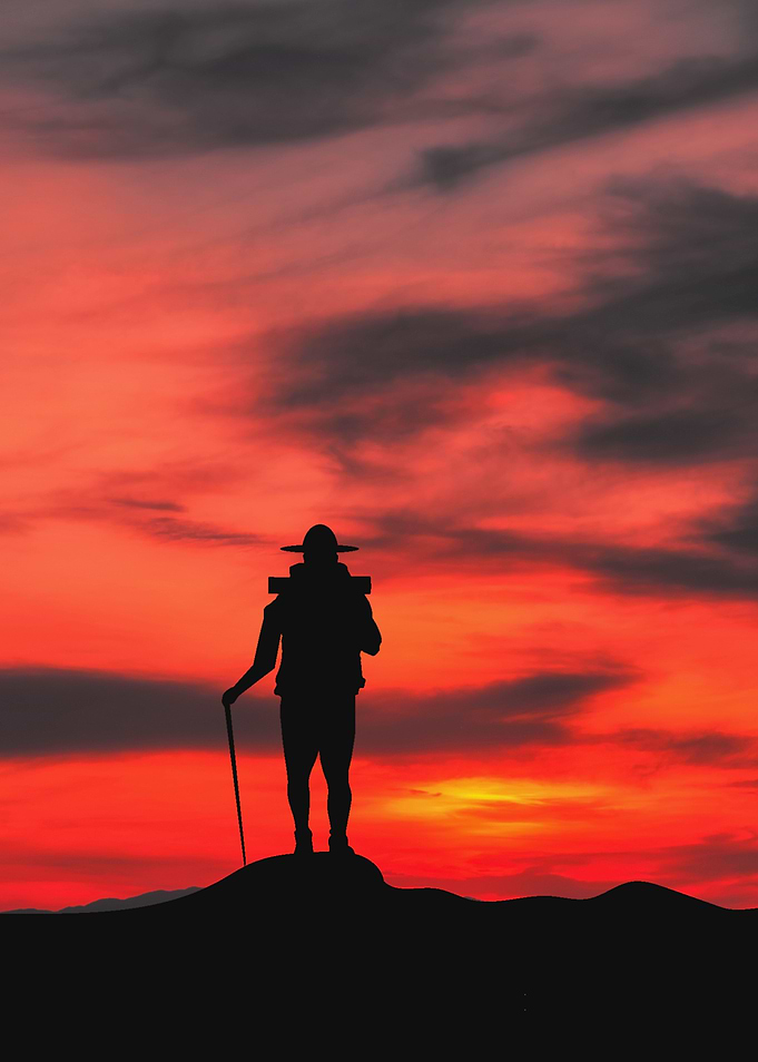 man in the mountain