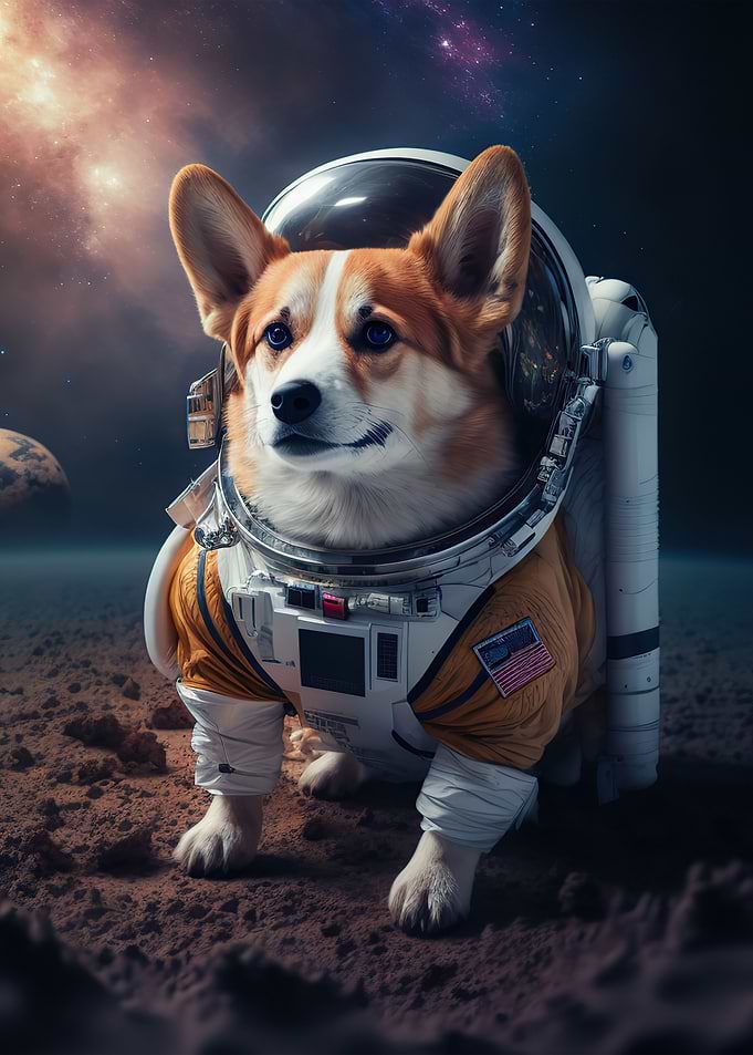 Astronaut Dog