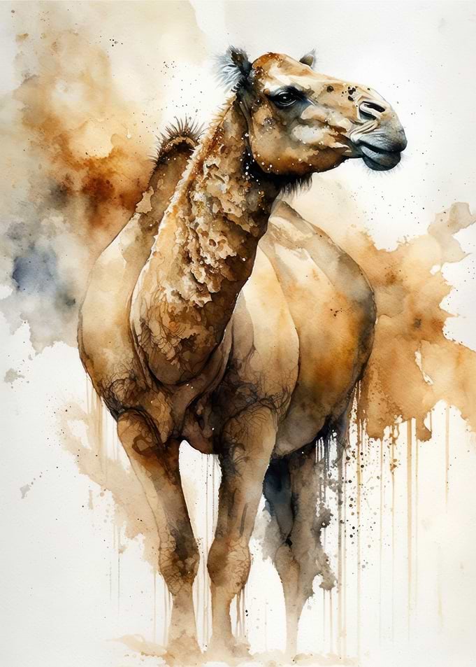 Camel Watercolor