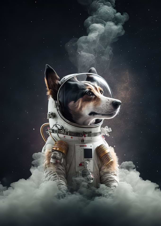 Astronaut Dog