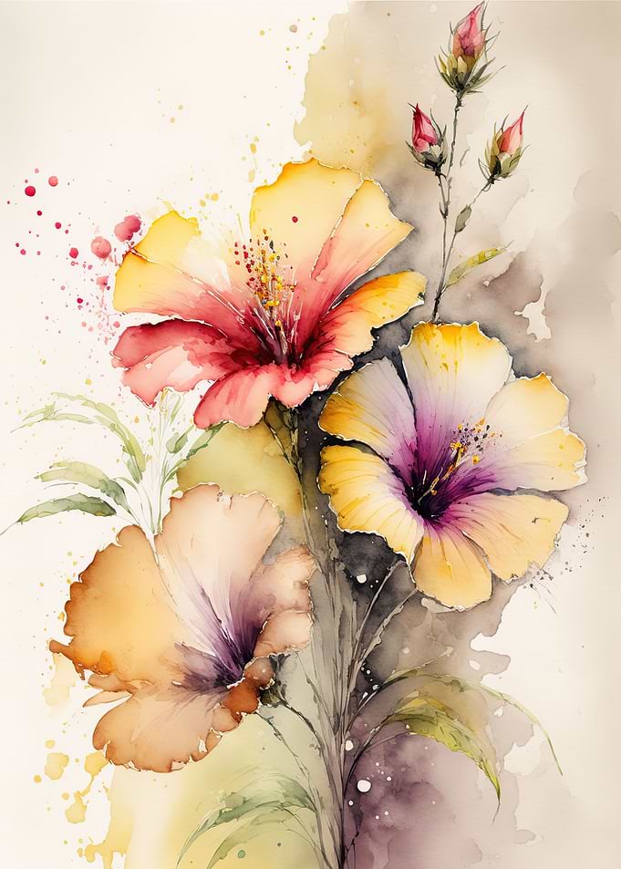 Flowers Watercolor