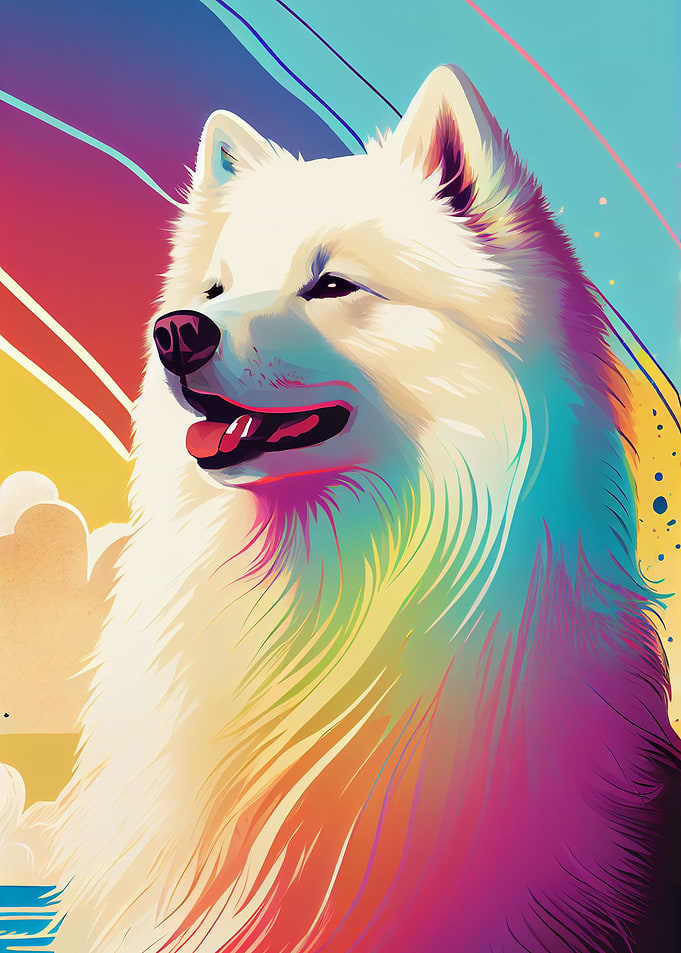 Samoyed Color Dog