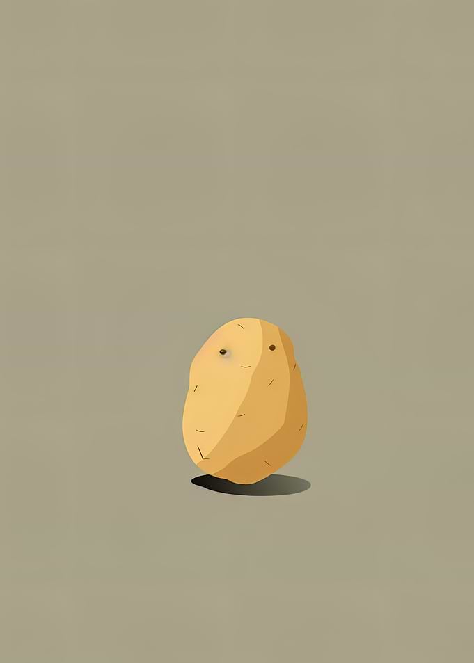 Smiling potato