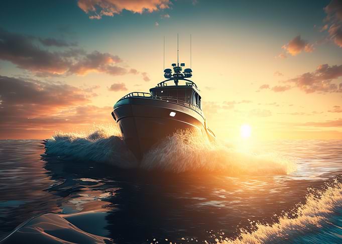 Yacht Sunset