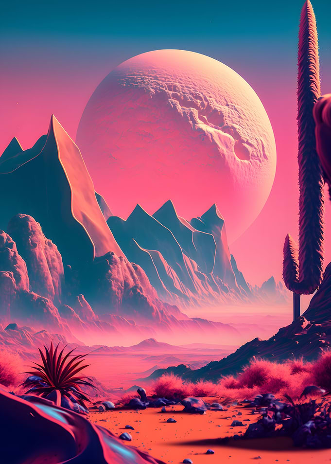 Space Landscape Fantasy