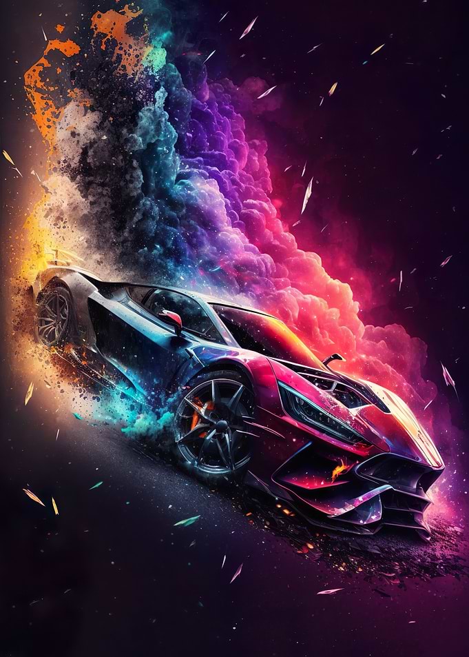 A Burst of Color on Wheels