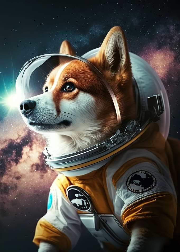 Astronaut Dog