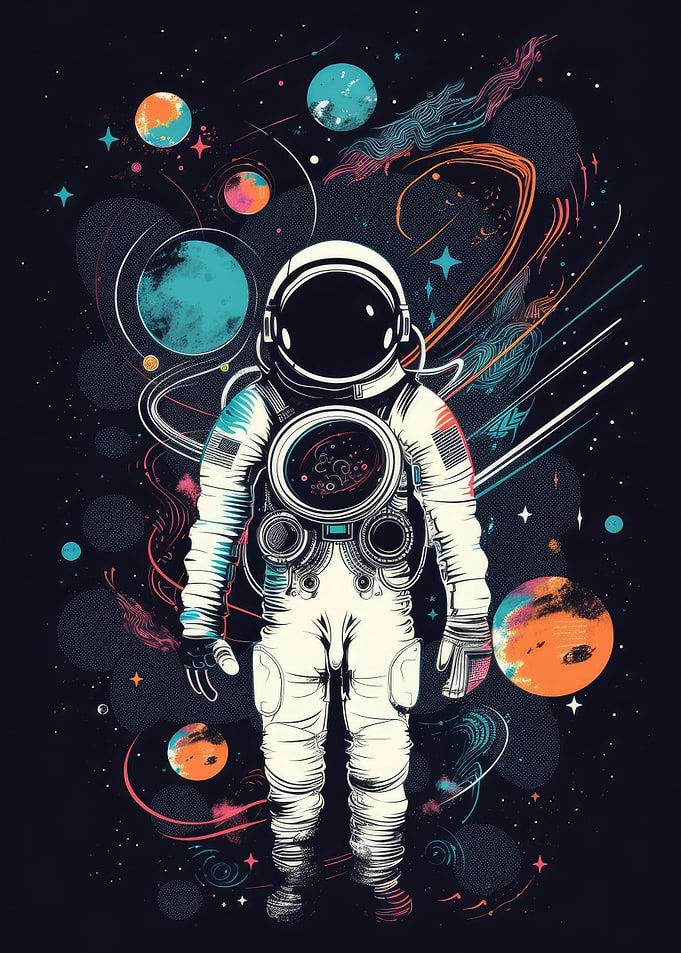 Astronaut Illustration