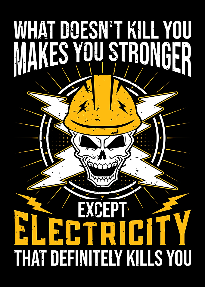 Electrician Lineman Skull