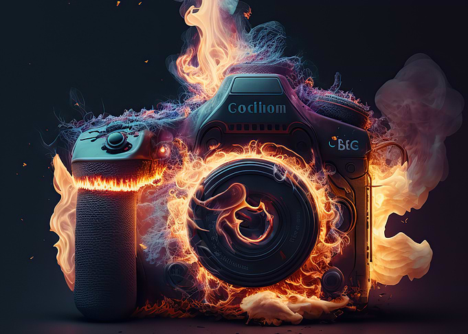 Camera fire