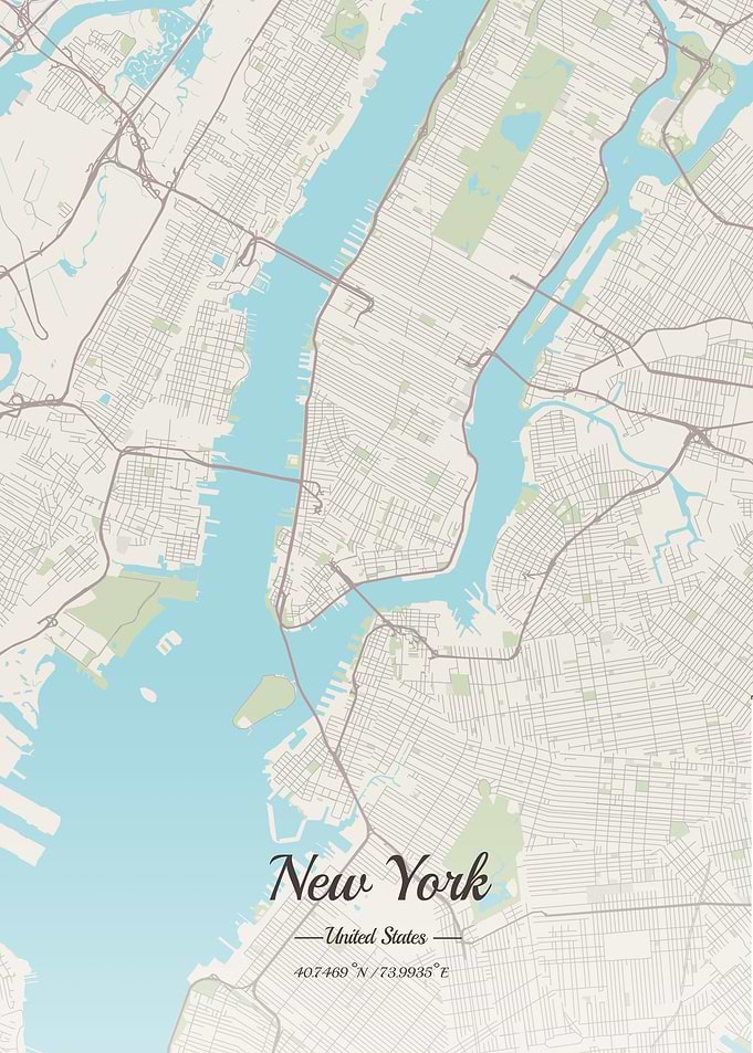 New York street map