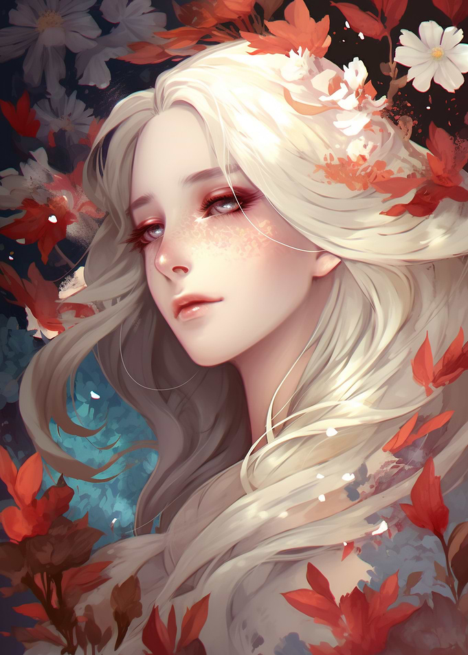Proud Flower Maiden