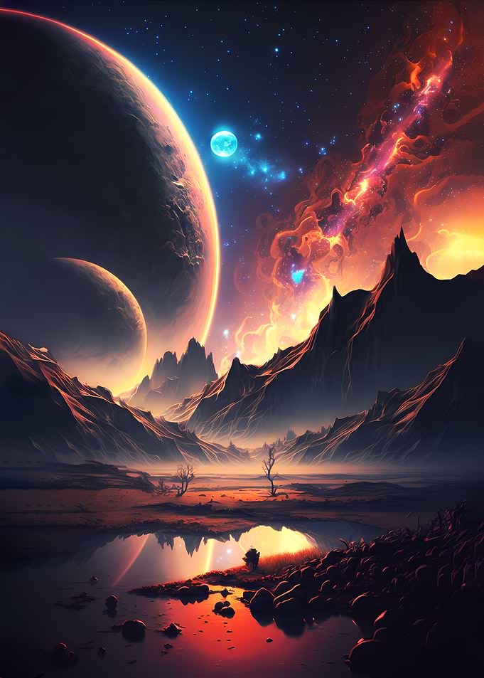 Cosmic Mountain Range