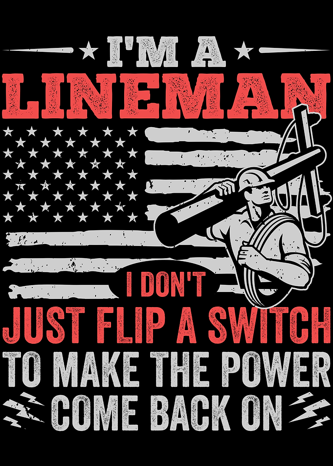Funny American Lineman