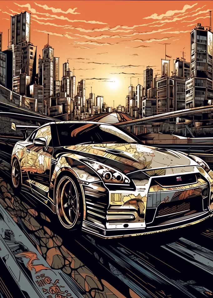 City Skyline GTR R35