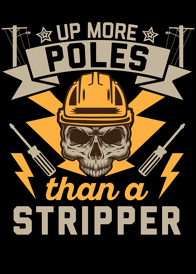Funny Electrician Pole Pun