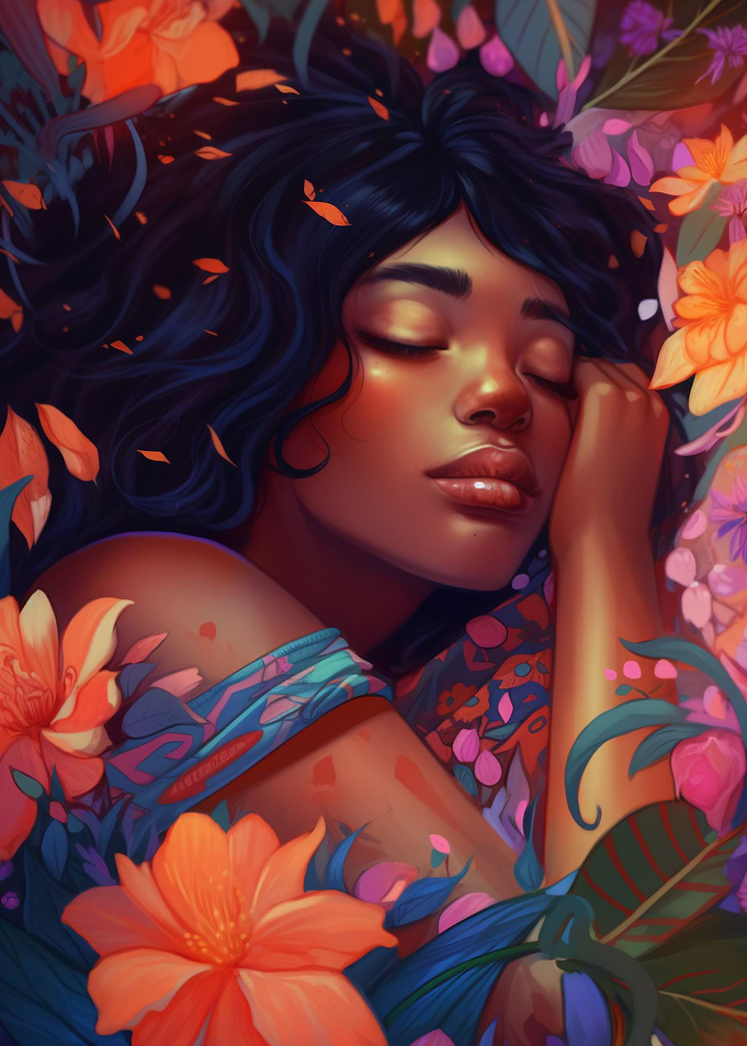 Dreamy Floral Repose