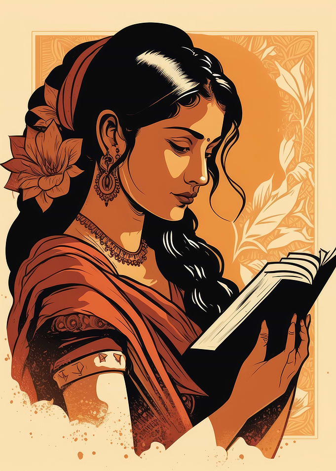 Indian Woman Art