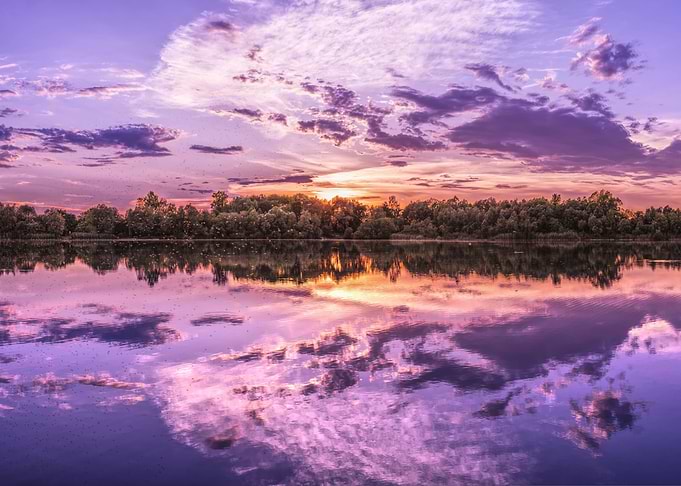 violet sky