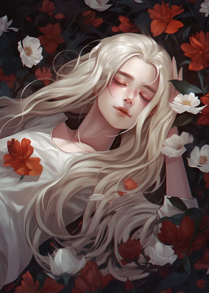 Floral Slumber Serenity