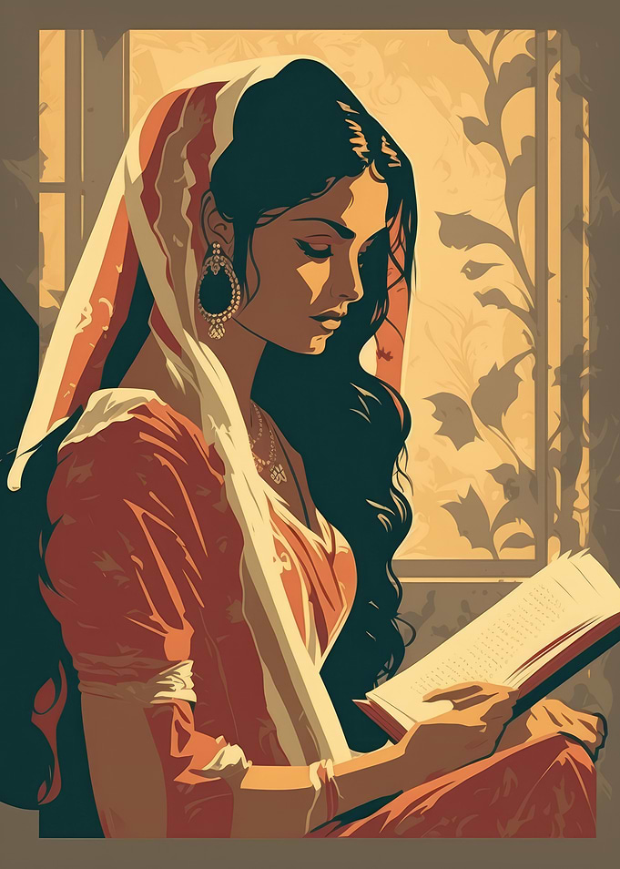 Indian Woman Art
