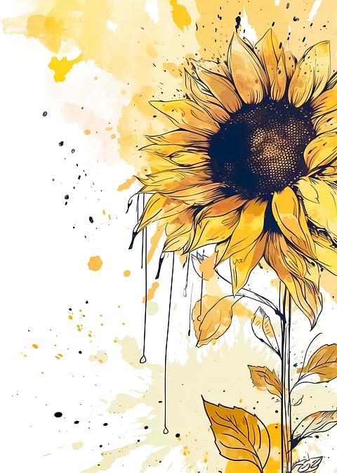 Floral Wall Decor — metal poster wall art