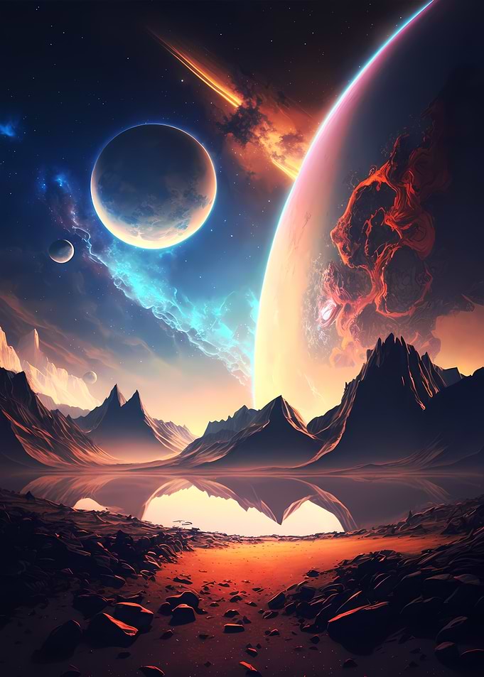Planet Lake Landscape