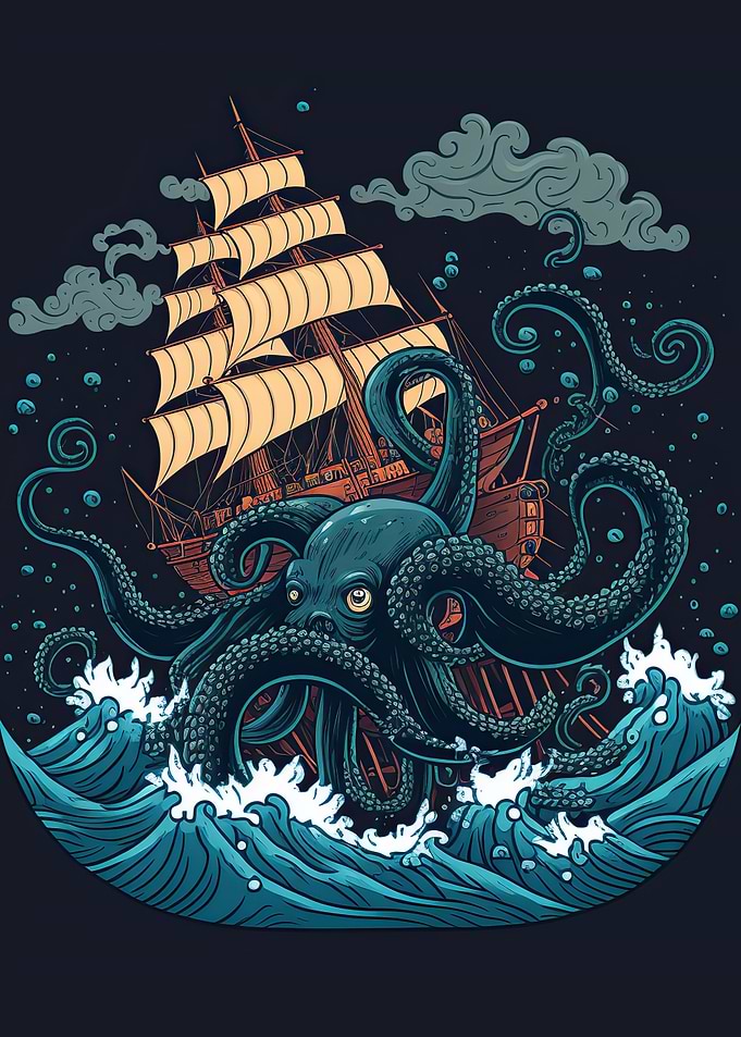 Pirate Ship Octopus