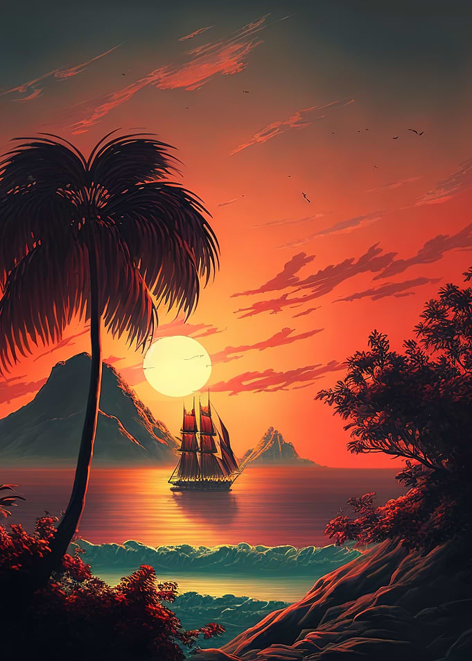 beach sunset