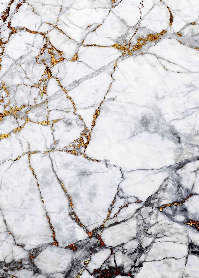 Gold White Marble