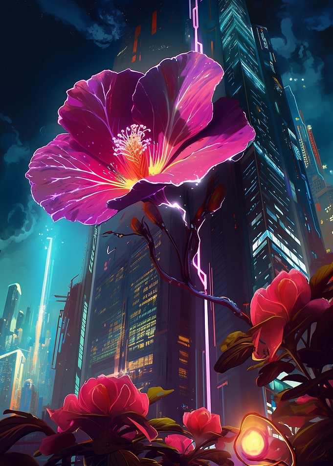 Cyber Hibiscus
